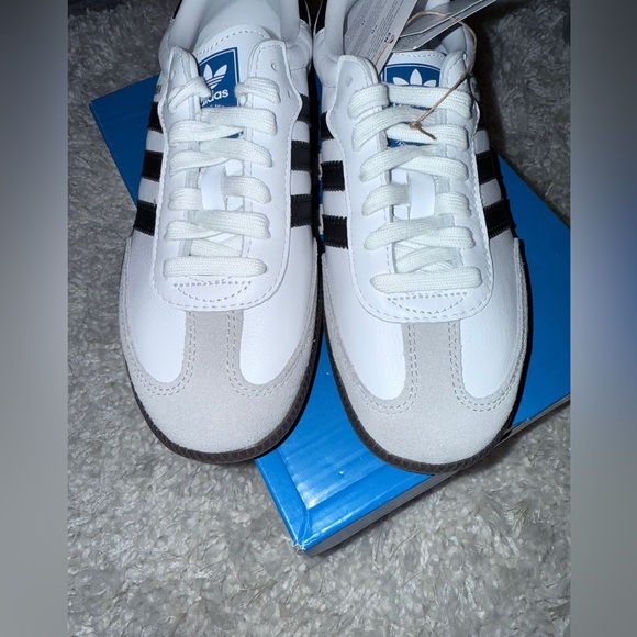 Adidas Samba White and Black Sneakers - Picture 2 of 7